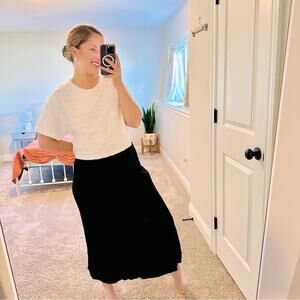 Vintage Zelda Black Maxi Skirt 16